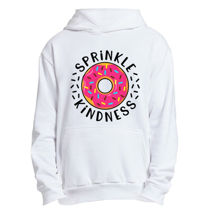 Donut Sprinkle Kindness Girl Women Doughnut Lover Urban Pullover Hoodie