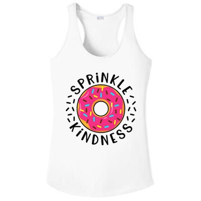 Donut Sprinkle Kindness Girl Women Doughnut Lover Ladies PosiCharge Competitor Racerback Tank