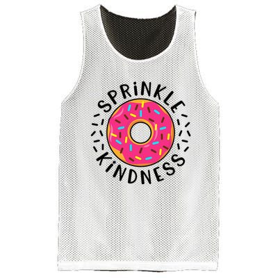 Donut Sprinkle Kindness Girl Women Doughnut Lover Mesh Reversible Basketball Jersey Tank