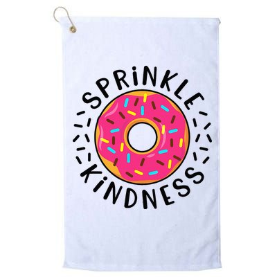 Donut Sprinkle Kindness Girl Women Doughnut Lover Golf Towel