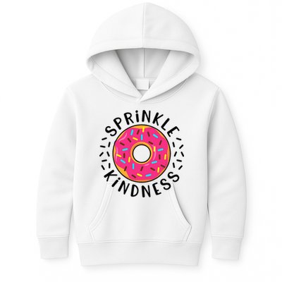 Donut Sprinkle Kindness Girl Women Doughnut Lover Kids Hoodie