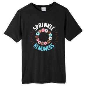 Donut Sprinkle Kindness Funny Doughnut Lover Great Gift Tall Fusion ChromaSoft Performance T-Shirt