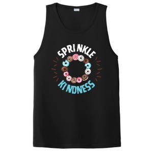 Donut Sprinkle Kindness Funny Doughnut Lover Great Gift PosiCharge Competitor Tank