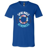 Donut Sprinkle Kindness Funny Doughnut Lover Great Gift V-Neck T-Shirt