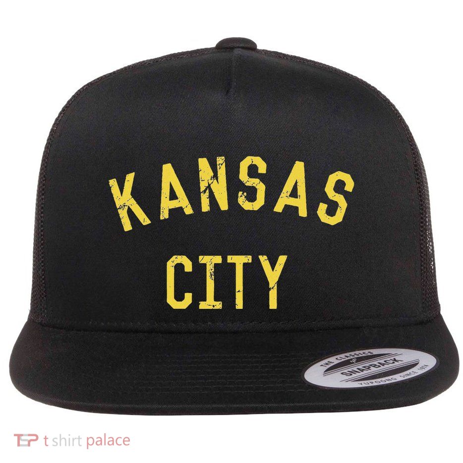 Dusty S Kansas City K.C. Blue Flat Bill Trucker Hat
