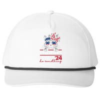 Do Something Kamala Harris Walz 2024 President Cat Ladies Snapback Five-Panel Rope Hat