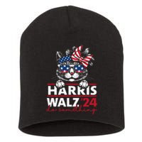 Do Something Kamala Harris Walz 2024 President Cat Ladies Short Acrylic Beanie