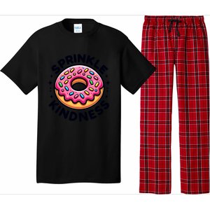 Donut Sprinkle Kindness Dessert Doughnut Funny Gift Pajama Set