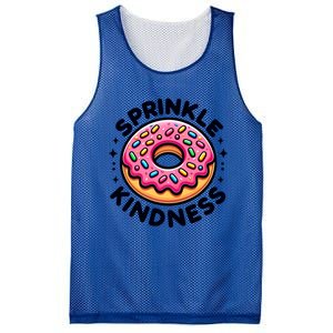 Donut Sprinkle Kindness Dessert Doughnut Funny Gift Mesh Reversible Basketball Jersey Tank