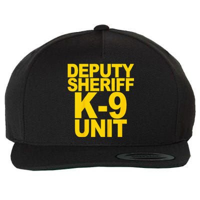 Deputy Sheriff K9 Unit Police Wool Snapback Cap