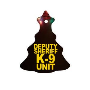 Deputy Sheriff K9 Unit Police Ceramic Tree Ornament