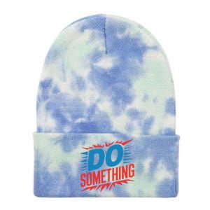 Do Something Kamala Harris Election 2024 Forward Kamala Tie Dye 12in Knit Beanie