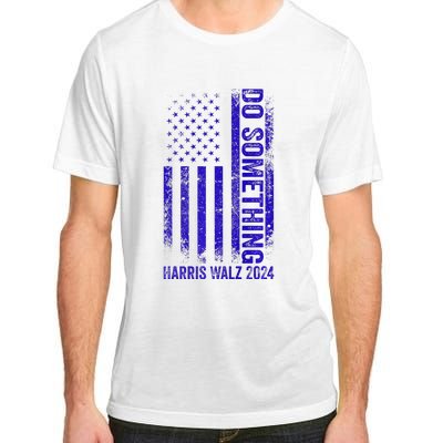 Do Something Kamala Harris Waltz 2024 Blue Usa Flag Premium Adult ChromaSoft Performance T-Shirt