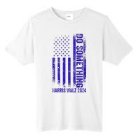 Do Something Kamala Harris Waltz 2024 Blue Usa Flag Premium Tall Fusion ChromaSoft Performance T-Shirt