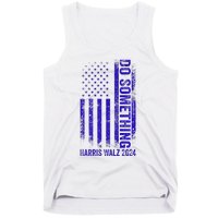 Do Something Kamala Harris Waltz 2024 Blue Usa Flag Premium Tank Top