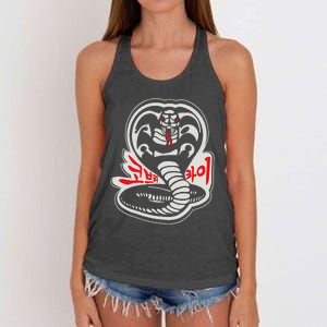 Dojo South Korea Snake Logo Sekai Taikai Women's Knotted Racerback Tank