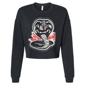 Dojo South Korea Snake Logo Sekai Taikai Cropped Pullover Crew