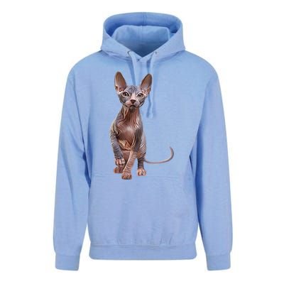 Drawing Sphynx Kitten Unisex Surf Hoodie