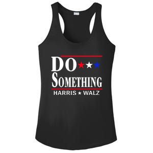 Do Something Kamala Harris Walz 2024 President Campaign Ladies PosiCharge Competitor Racerback Tank