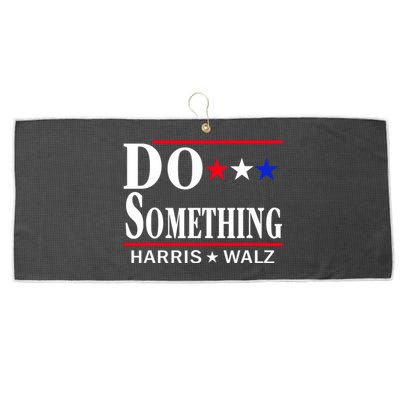 Do Something Kamala Harris Walz 2024 President Campaign Large Microfiber Waffle Golf Towel