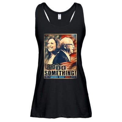 Do Something Kamala Harris Walz 2024 President Campaign Ladies Essential Flowy Tank