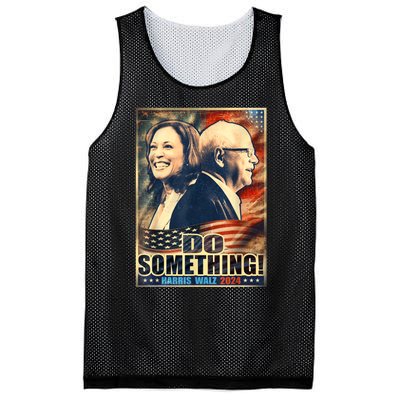 Do Something Kamala Harris Walz 2024 President Campaign Mesh Reversible Basketball Jersey Tank