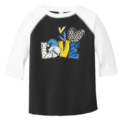 Down Syndrome Love Gnome Awareness Toddler Fine Jersey T-Shirt