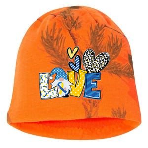 Down Syndrome Love Gnome Awareness Kati - Camo Knit Beanie