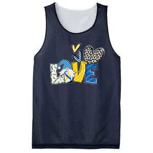 Down Syndrome Love Gnome Awareness Mesh Reversible Basketball Jersey Tank