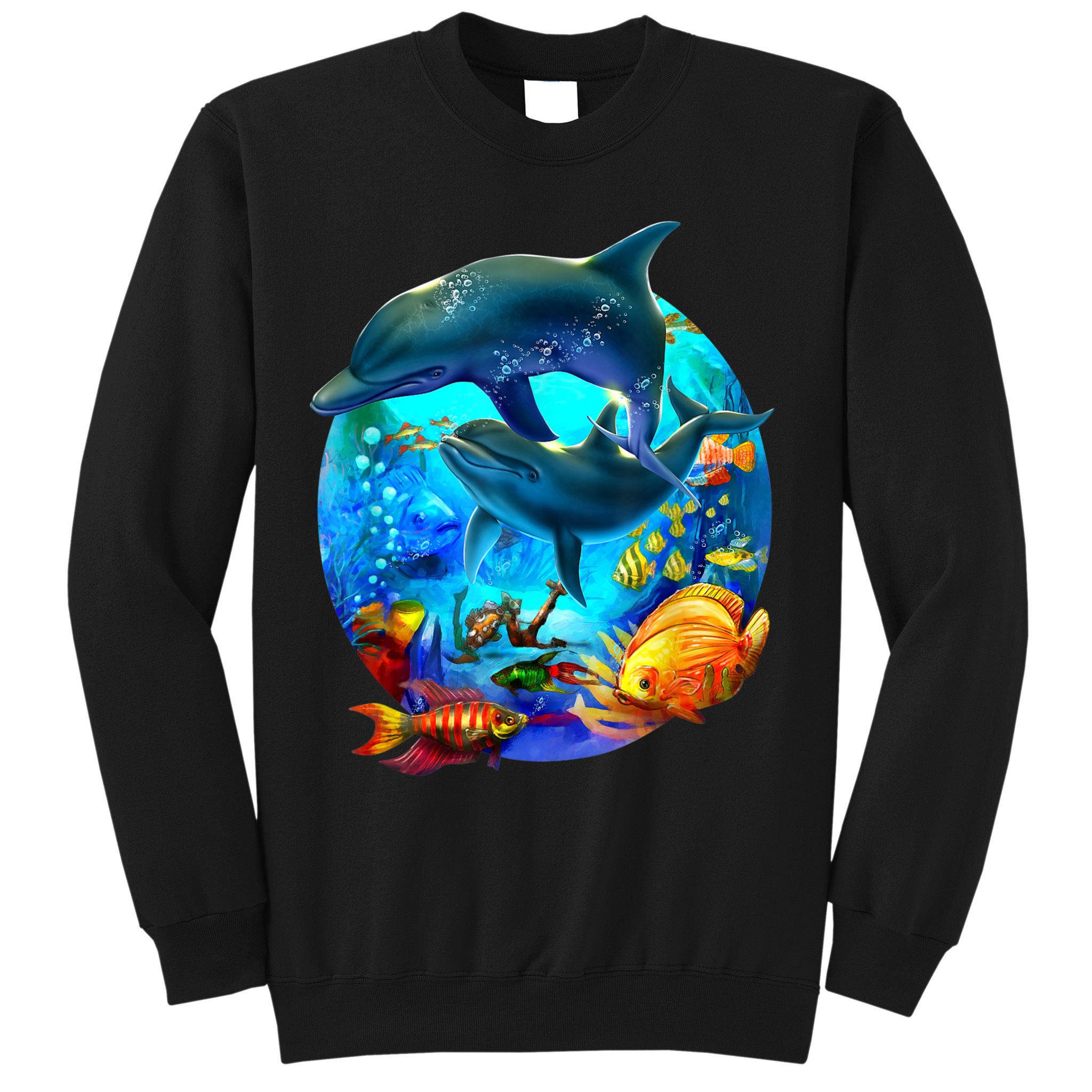 Dolphin Sea Life Save The Ocean Marine Biology Aquarium Sweatshirt