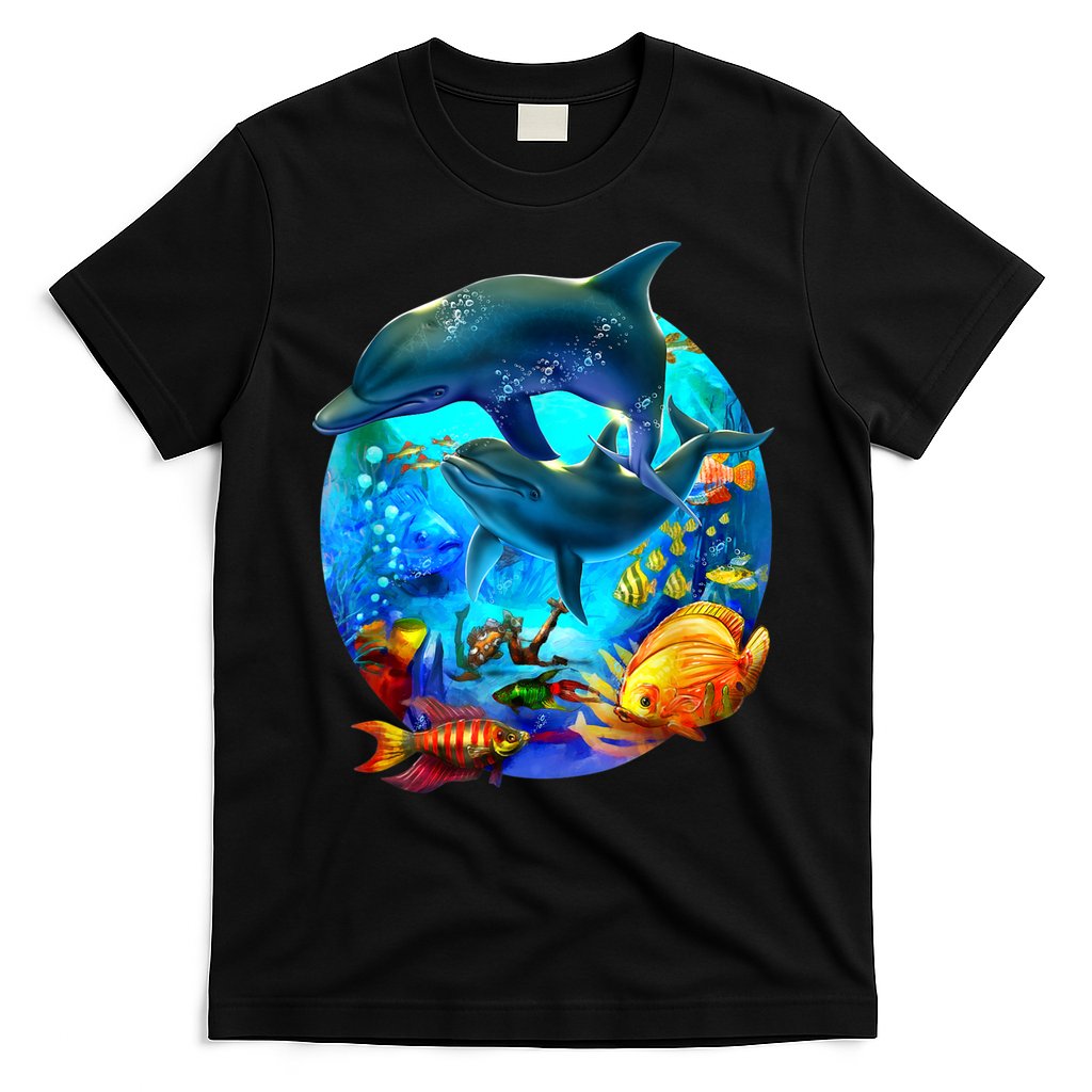 Dolphin Sea Life Save The Ocean Marine Biology Aquarium T-Shirt
