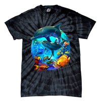 Dolphin Sea Life Save The Ocean Marine Biology Aquarium Tie-Dye T-Shirt