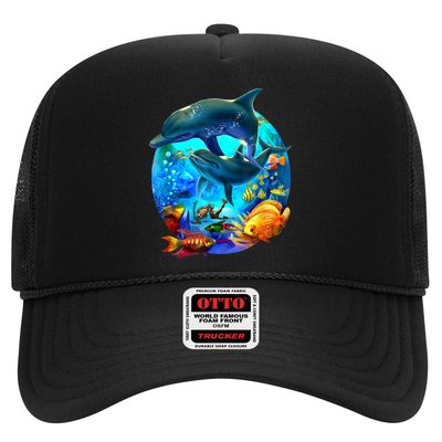 Dolphin Sea Life Save The Ocean Marine Biology Aquarium Hat