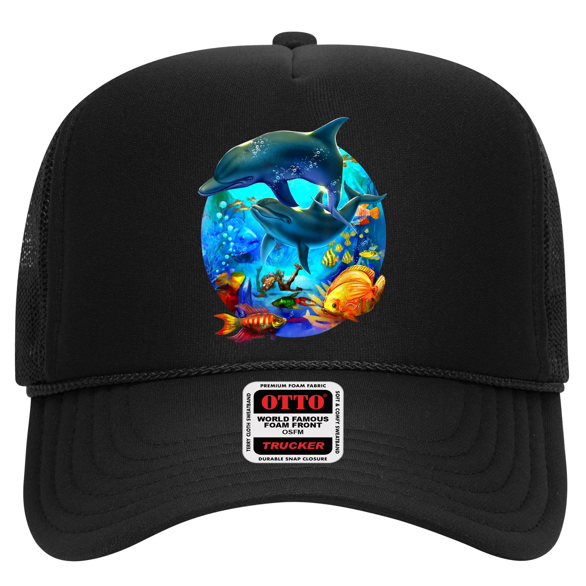Dolphin Sea Life Save The Ocean Marine Biology Aquarium Hat