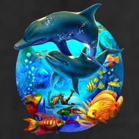 Dolphin Sea Life Save The Ocean Marine Biology Aquarium Hat