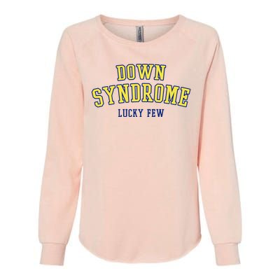 Down Syndrome Lucky Few Womens California Wash Sweatshirt