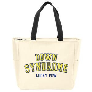 Down Syndrome Lucky Few Zip Tote Bag