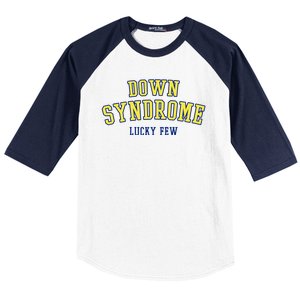 Down Syndrome Lucky Few Baseball Sleeve Shirt