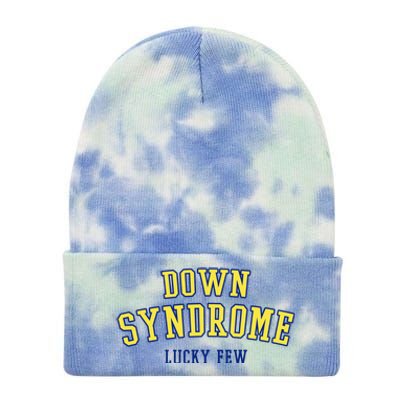 Down Syndrome Lucky Few Tie Dye 12in Knit Beanie