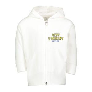 Down Syndrome Lucky Few Toddler Zip Fleece Hoodie