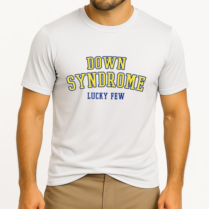 Down Syndrome Lucky Few Cooling Performance Crew T-Shirt