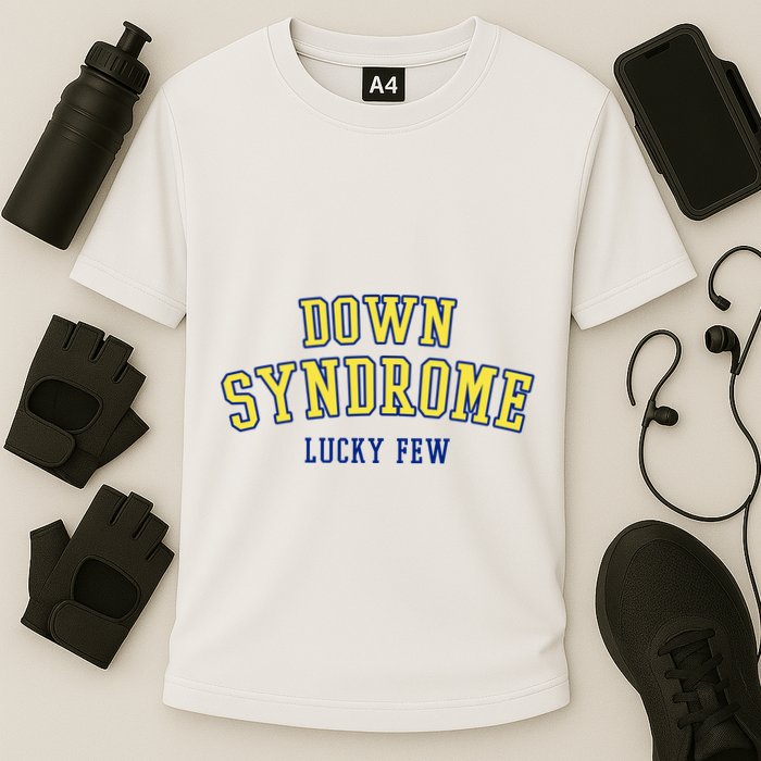 Down Syndrome Lucky Few Cooling Performance Crew T-Shirt