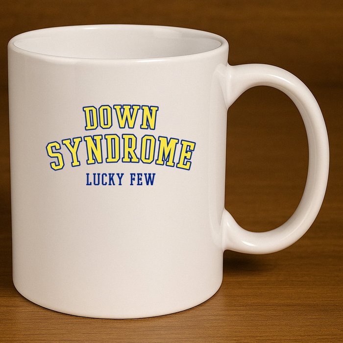 Down Syndrome Lucky Few 11oz C Handle Ceramic Mug