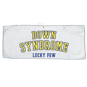 Down Syndrome Lucky Few Large Microfiber Waffle Golf Towel