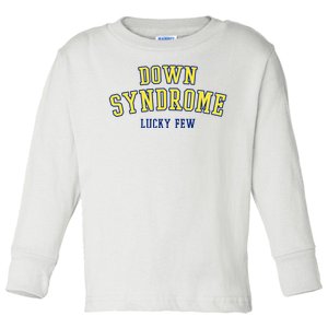 Down Syndrome Lucky Few Toddler Long Sleeve Shirt