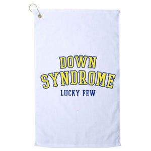 Down Syndrome Lucky Few Platinum Collection Golf Towel