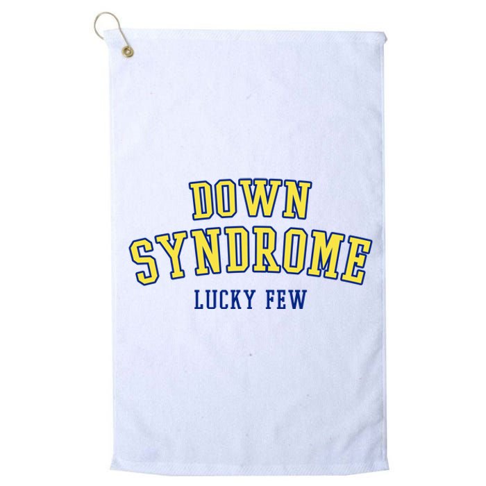 Down Syndrome Lucky Few Platinum Collection Golf Towel