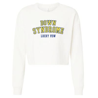 Down Syndrome Lucky Few Cropped Pullover Crew