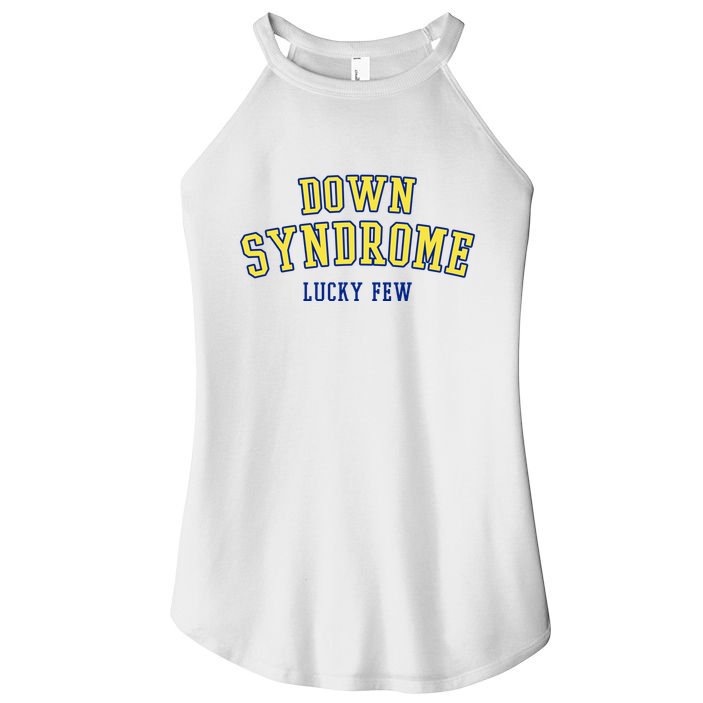 Down Syndrome Lucky Few Women's Perfect Tri Rocker Tank