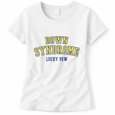Down Syndrome Lucky Few Womens T-Shirt